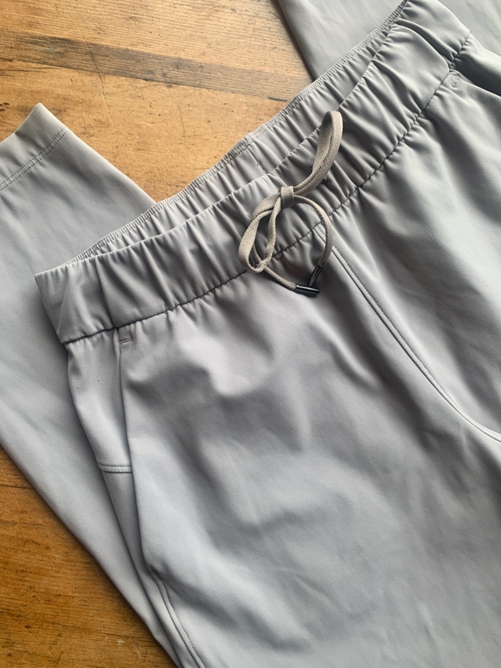 Crazy Yoga Light Gray Athletic Joggers